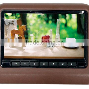 9" inch car dvd headrest monitor with hd input