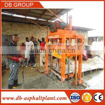 house plan small manual concrete block machine