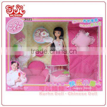 11.5 inch online dresed up plastic girl doll children toy