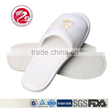 Hotel White OEM Logo Disposable Slipper