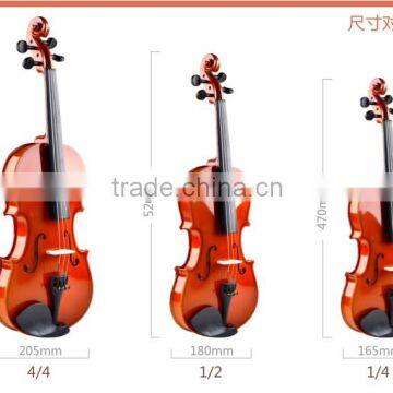 China Handmade All Maple With Case , Bow & Rosin 4/4, 1/4, 1/2 Violin photo-5
