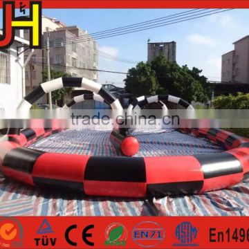 Hot Selling Customized Size Inflatable Go Karts Race Track for Toy Balls