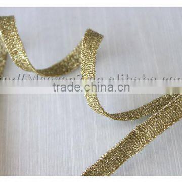 2016 New Arrival 1cm Gold Nylon Tape Polyester Cord Strapping for Decoration photo-6