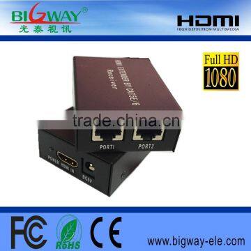 HDMI Extender 30m 50m 60m 100m 120m over two cat5e/Cat6 cable Support 1080P 3D TCP/IP