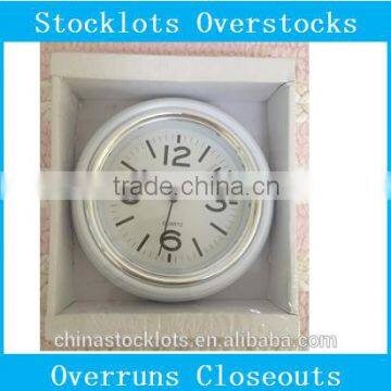 liquidation clearance wall clock 25.9*25.9cm surplus stock for sale saldos e lotes