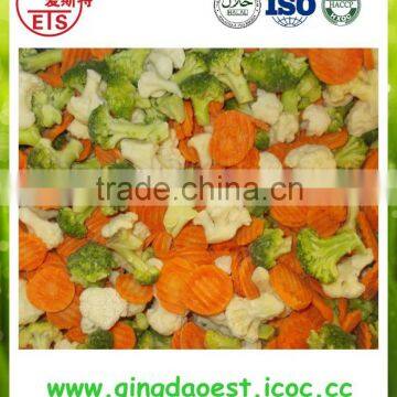 For exported bulk Chinese high quality with competitive price's frozen mixed vegetables