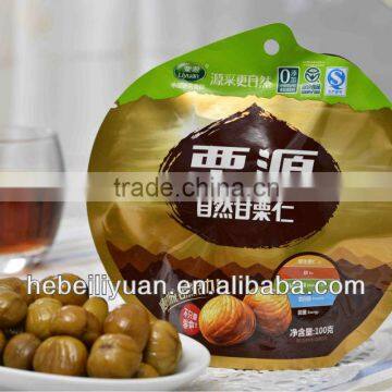 peeled roasted chestnuts, health and orginc foods