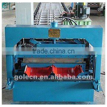 Corrugated molding machine for double/single metal plate