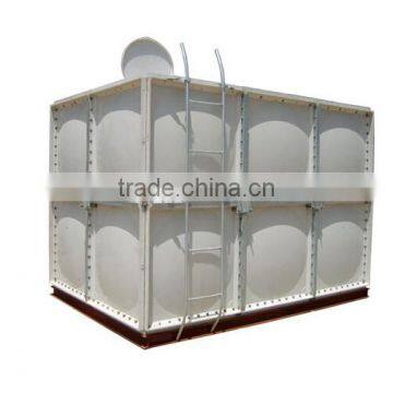 store hot water fiber glass water tank 500cbm