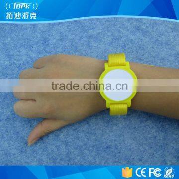 nylon Ntag203 nfc custom wristbands for hospital