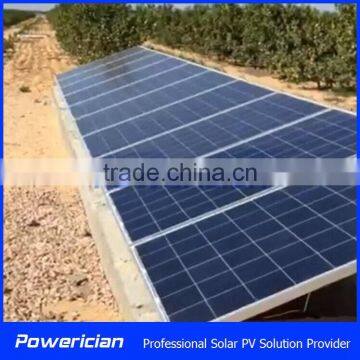 Powerician 25KW Solar Agriculture Irrigation Solution Farm Water Supply System Rated Flow 120CBM/h Head 46.5m NO.AK120-46-25K photo-2