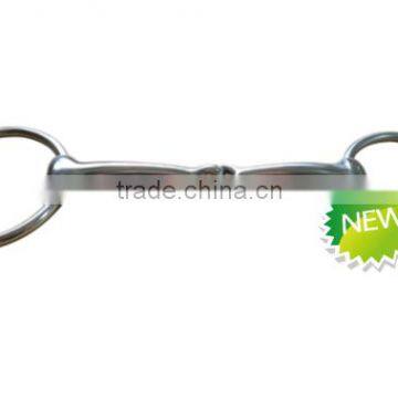 stainless steel horse ring snaffle bit with solid jointed mouth(Type-030)