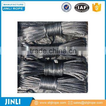 Jinli Rope Chineema winch rope or synthetic winch rope use UHMWPE fiber for 12000lbs winch,off-road winch atv winch,warn winch