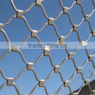 Galvanized steel wire rope for stopping gravel splashing