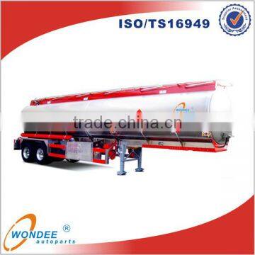 LPG Tank Semi Trailer Type 3 Axle 45m3 Tank Trailer for Sale