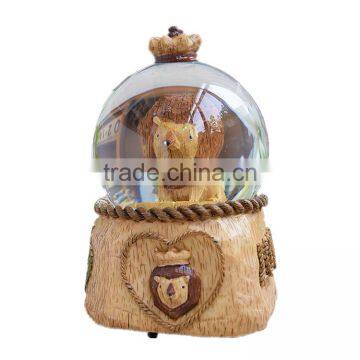 The Chronicles of Narnia Resin Musical Snow Globe