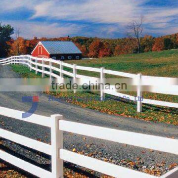 PVC Horse Fence/White Color Vinyl Fence/UV Protection Environmental Fence photo-2