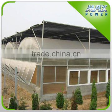 double layer plastic film greenhouse