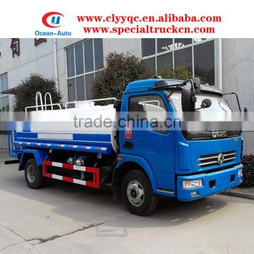 Dongfeng 8000L water spray truck mini water tanker truck for sale