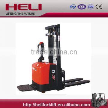 Top 1 China Heli Brand 1.2Ton Full Electric Stacker Price