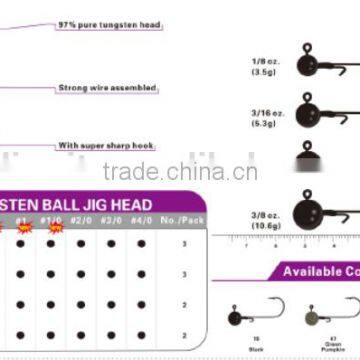 2017 Hotsale Tungsten Resin Round Jig Head 1/2oz 3/8oz photo-5