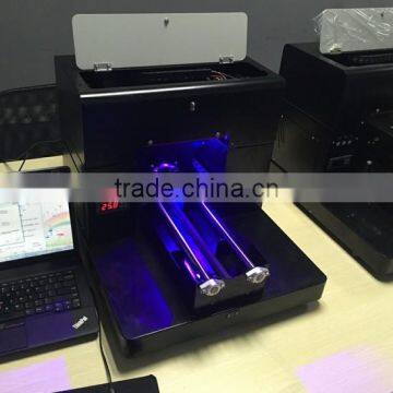 Mini A4 Digital Flatbed UV Printer With 3D Effect