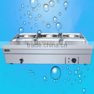 Western kitchen equipment electric 6 bain marie on sale