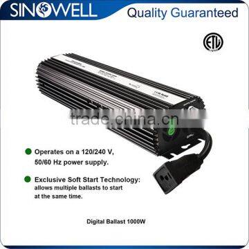 China Honest Manufacturer SINOWELL Hydroponics 600w 750w 1000w HPS Electronic Ballast