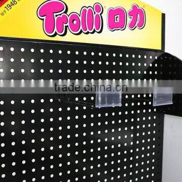 Supermarket Rotating Pegboard Metal Display Stand photo-3