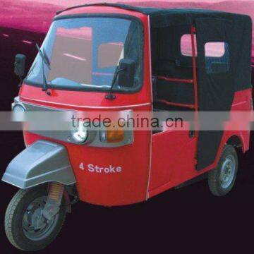 Bangladesh 150cc CNG India Tuk Tuk Bajaj Rain Cover Adult Tricycle for Sale