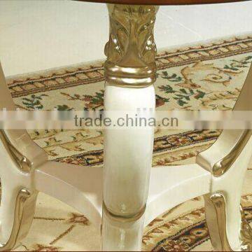 European Style Luxury Coffee Table, Beautiful Painting Wooden Tea Table, Fashionable Little Round Table (BF01-ML043) photo-6