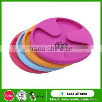 Fashion Non-stick Silicone Wine Glass Mat, Silicone Wine Glass Cup Coaster