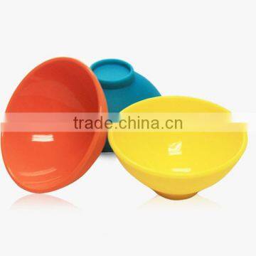 Hot sale! Promotional FDA/ LFGB food grade flexible silicon baby bowl