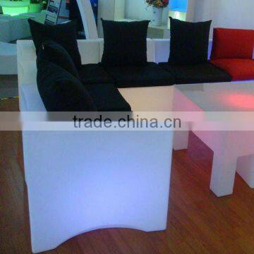 FO-8528 Led bar chair,bar furniture set light,light chair and sofa