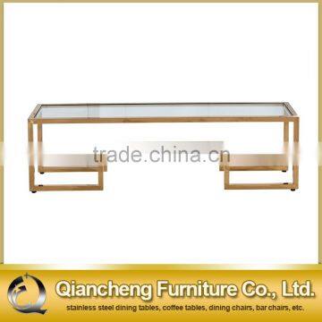 High Quality Furniture European Style Classical Stainless Steel tv Stand Dinning Room Set photo-2