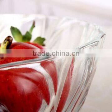 9inch,8inch, 6.5inch 5.5inch, 4.5inch Clear Glass Fruit or Salad Bowl