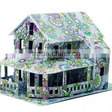 Новый разработанный трехмерный пазл из бумаги для рисования для детей LT8882A photo-2