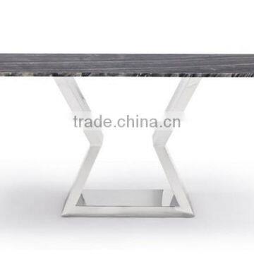 FF-071 Factory Price Stainless Steel Dining Table Base Metal Furniture Legs photo-4