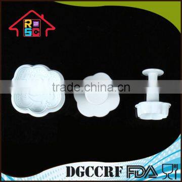 NBRSC Rose Plunger Cookie Cutter Biscuit Cookie Mould Baking Tools Utensils photo-3