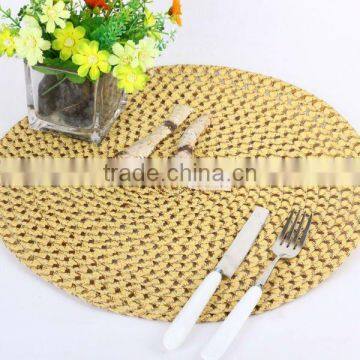 Round Straw Paper tablemats