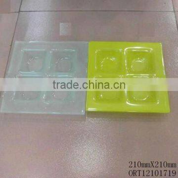 hot melt temper square glass plate