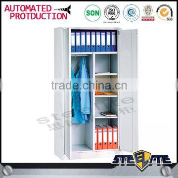 Customized different colour painting steel almirah wardrobe