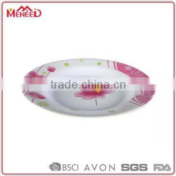 House Design Ware Food Safety Personalized Flower Plate Plastic photo-2