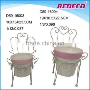 Wedding decorative cheap metal flower pots stand