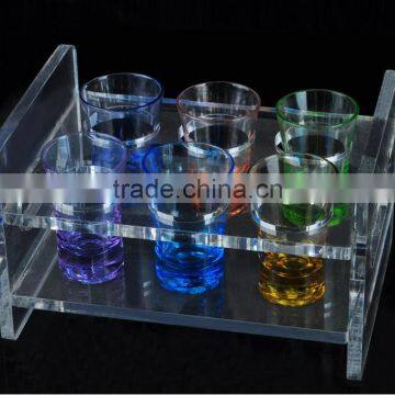 Customized New Transparent Acrylic Wine Bottle Rack photo-3