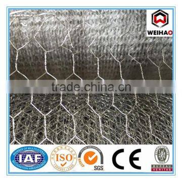 Anping Weihao galvanized and pvc coated hexagonal gabion wire mesh roll/gabion wire mesh