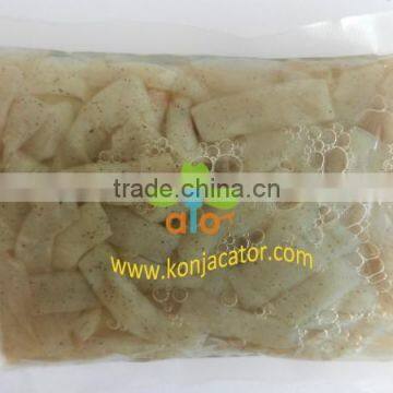 Vegan Food Diet Precooked Konnyaku/konjac Shirataki Pasta With Seaweed