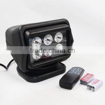 Wireless Remote Control 30W Search led Light Rotating Led Search Light