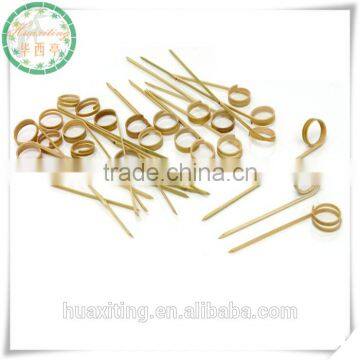 Bamboo Loop Ring Decorative Picks