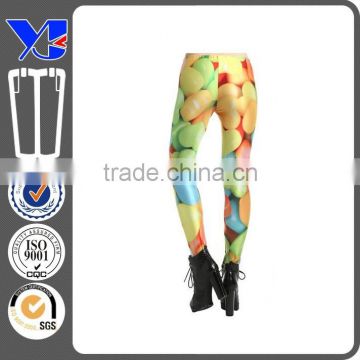 Fahion stone print colorful women custom leggings